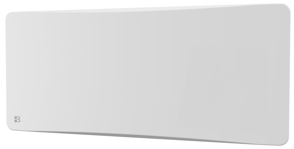 Radiateur électrique à inertie sèche bloc CERAMIQUE + facade VERRE écran  LCD 2000W GLASS Norme NF