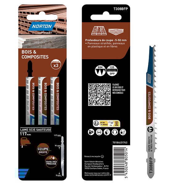 MPS - Lame De Scie Sauteuse Profi-Top-Line 3160-F