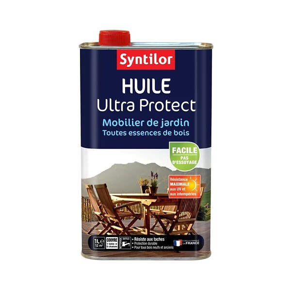 Peinture meuble et boiserie Rénov' SYNTILOR noir mat 250 ml