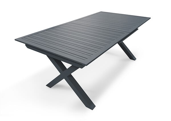 Table de jardin en aluminium gris anthracite | Bricorama