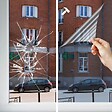 DIMEXACT - Film de sécurité et anti chaleur pour choc depuis l'intérieur alu foncé - 125 microns - 152 cm x 2 m - en Rouleau - vignette