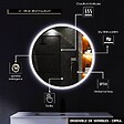 OTITEC - Ensemble complet de salle de bain - Meuble - Plan - Armoires - Miroir - Vasque à poser avec Siphon OFFERT | OPRA | 80 x 60 x 45 cm - vignette