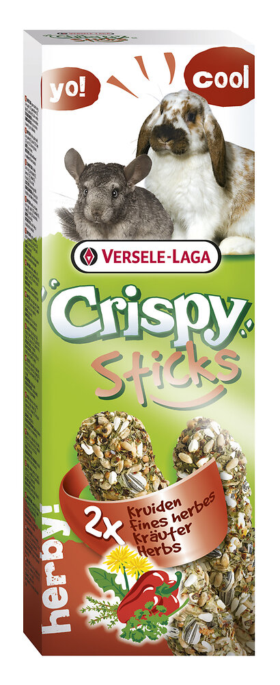 CRISPY - Crispy Sticks Lapins-Chinchillas Fines Herbes 2 pièces 110g - large