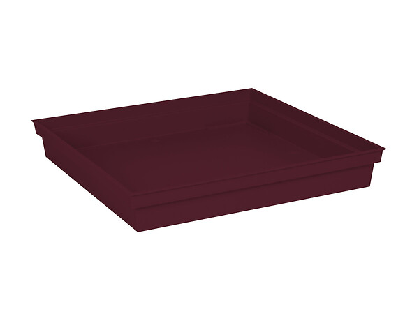 Soucoupe Ronde Toscane D.54cm Rouge Pour Pots Ronds | Bricorama