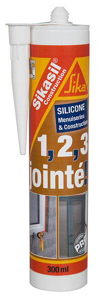 Mastic silicone acétique PAREXLANKO 624 Silicone Sanit - Blanc - 300ml -  L624BLANC300-12