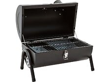 HABITAT ET JARDIN Barbecue charbon portable "Captain" - 42 x 27 x 43 cm - Noir