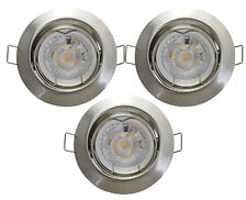 Lot De 10 Spots Encastrables Blanc Orientable - Qure | Bricomarché