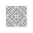 EIFFEL ART CONSTRUCTION - Carrelage sol / mur effet ciment motif gris 20x20 cm ART NOUVEAU INSPIRE GREY(vendu par boite de 1m2) - vignette