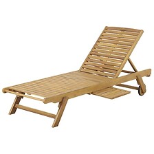 BEAU RIVAGE Bain de soleil MOLA en bois d'acacia FSC