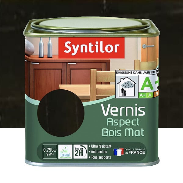 Vernis Syntilor Aspect Bois Mat Weng L Bricorama