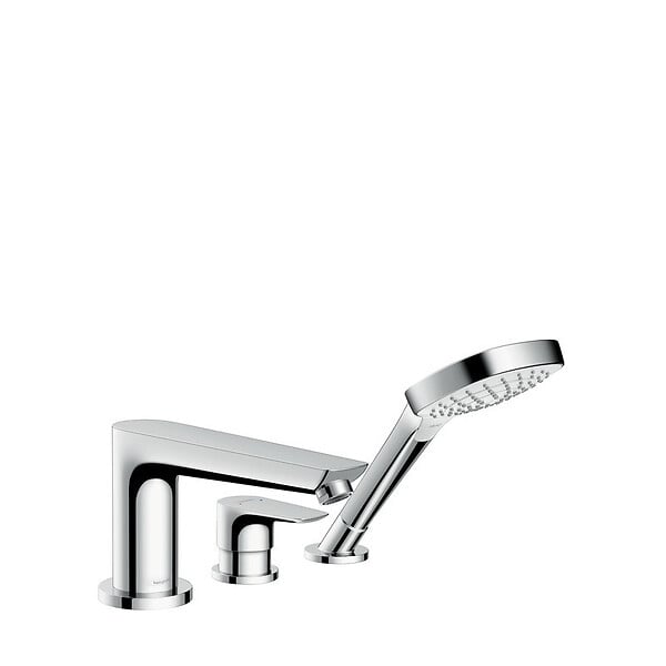 HANSGROHE - Hansgrohe Talis E Set de finition mitigeur 3 trous pour montage sur bord de baignoire (71731000) - large