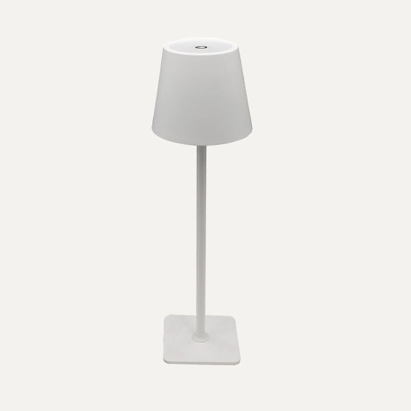 lampe de table rechargeable tactile blanche 3w cct - silamp