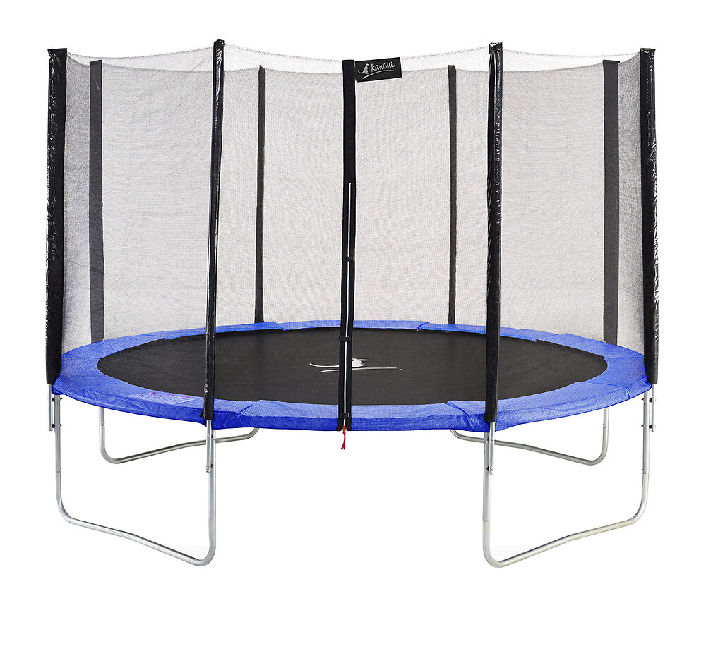 Trampoline+rond+Bleu+Ø430cm+avec+filet+de+protection