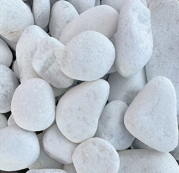 [Galet blanc polaire - 15-30mm - 20kg]