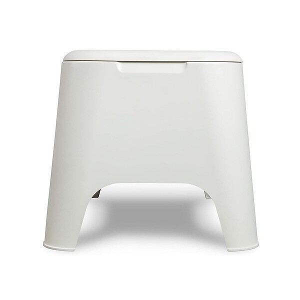 TOOMAX - Table basse de jardin 59x 39x 36cm Blanche Avec couvercle Extérieur / Intérieur TOOMAX - large