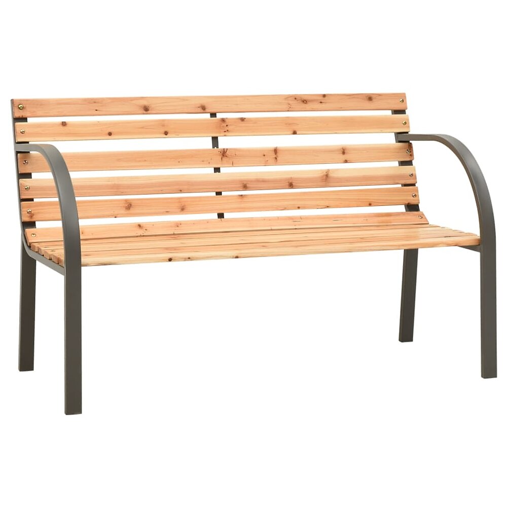 banc de jardin meuble de patio d'extérieur terrasse pour enfants 81 cm bois de pin chinois 02_0011761