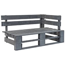 Banc Jardin Bois Sapin Outsunny Avec Coffre Rangement - 112x58x84cm - 200kg Charge - 2 Places