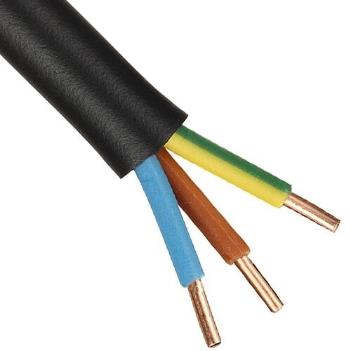 Câble U1000 R2V 1.5 - 2.5 et 6 mm² en couronne de 50 ml (1000 m)