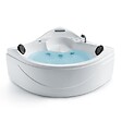 THALASSOR - Baignoire balnéo d'angle 135x135 cm SWEET IMASSAGE - vignette