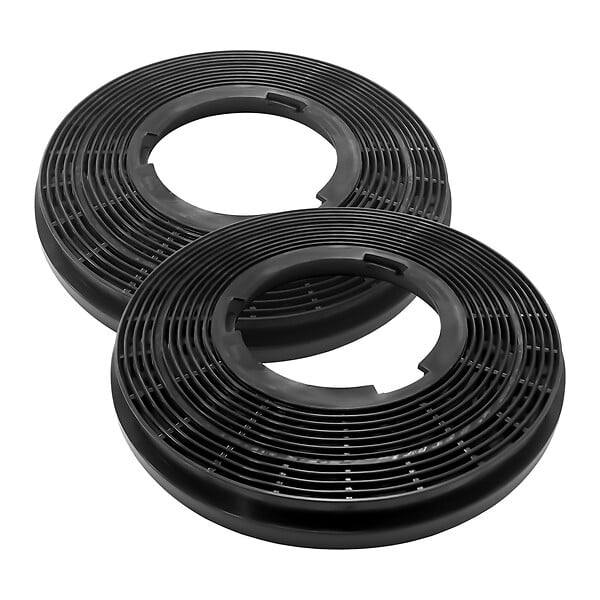 Lot De 2 Filtres à Charbon Actif Pour Hotte Aspirante – Diamètre 160 X 30 Mm, élimination Des Odeurs De Cuisine