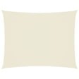 VIDAXL - vidaXL Voile de parasol Tissu Oxford rectangulaire 4x6 m crème - vignette