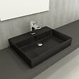 SWISS AQUA TECHNOLOGIES - Swiss Aqua Technologies Lavabo rectangulaire noir mat SAT Infinitio 60,5x46,5 cm (SATINF6046BKM) - vignette