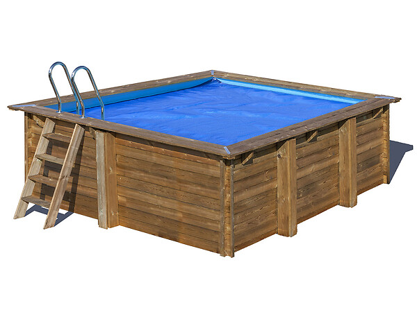 GRE - Bâche à bulles pour piscine bois carrée City 2,25 x 2,25 m - Gré - large