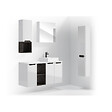 NATUREL - Naturel Meuble de salle de bain Naturel Stilla 30x60x45 cm blanc (STILLAA03001) - vignette