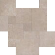 TINKER - Carrelage imitation travertin Ferrat marron Antiderapant 44x66 cm - vignette