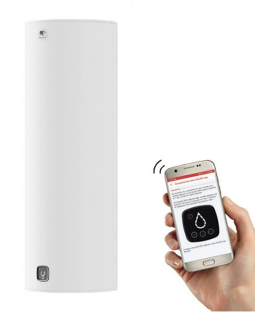 Chauffe-eau+DURALIS+CONNECT+Vertical+-+200+l+-+Vertical+mural+etroit+-+Hauteur+:+1475+mm
