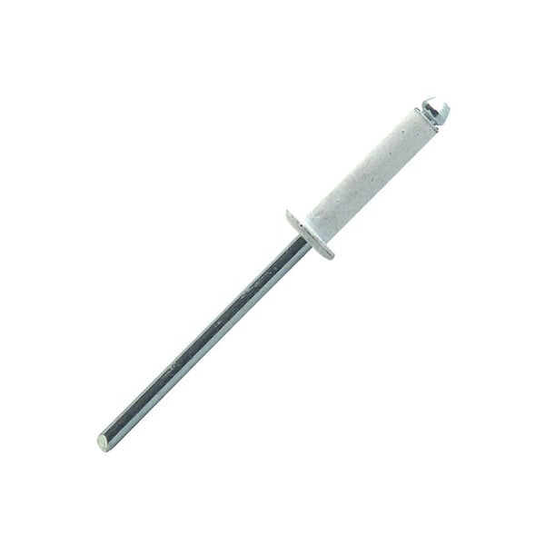 Rivets Blancs TIFLEX 4x16 Mm - Lot De 100 - Pour Plaques D'immatriculation