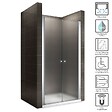 SANIVERRE - GINA Porte de douche H.195 x L. 100 à 104 cm verre dépoli opaque 6 mm - vignette