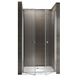 SANIVERRE - GINA Porte de douche H.195 x L. 100 à 104 cm verre dépoli opaque 6 mm - vignette