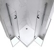 SANIVERRE - ATÉA Cabine de douche pliante 95x95 H190cm +receveur, semi-opaque verre 6 mm - vignette