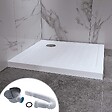 SANIVERRE - ATÉA Cabine de douche pliante 95x95 H190cm +receveur, semi-opaque verre 6 mm - vignette