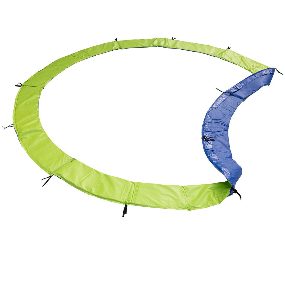 Matelas+de+protection+reversible+pour+trampoline+Ø180cm+CAIRNS+-+vert/bleu