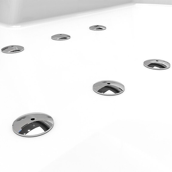 THALASSOR - Baignoire balnéo d'angle 135x135 cm SWEET IMASSAGE - large