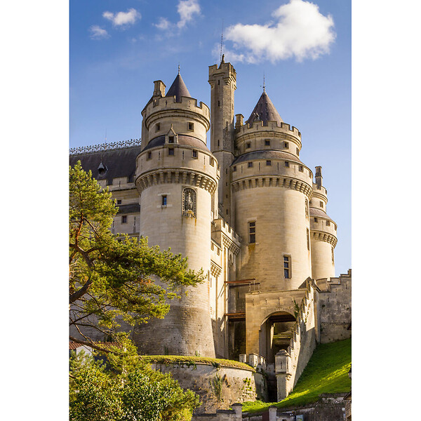 CEANOTHE - Tableau sur toile château de Pierrefonds 45x65 cm - large