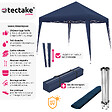 tectake - Tonnelle 3x3m  bleu - vignette