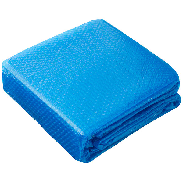 tectake - Bâche de piscine Rectangulaire et Auto-flottant  bleu - large