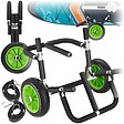 tectake - Chariot de transport pour planche de surf pliable, pour jusqu'à 2 planches  noir/vert - vignette