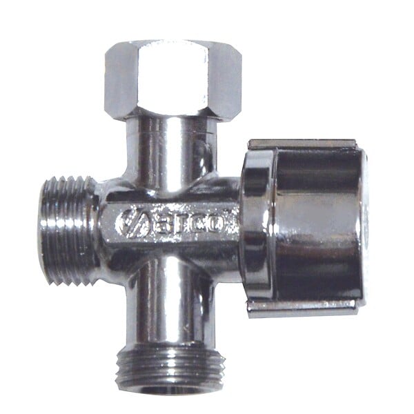 WIRQUIN - Robinet D'arrêt équerre 1/4 Tour En Laiton Nickelé Chromé à