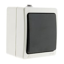 Bouton Poussoir Artezo - Blanc - Zenitech