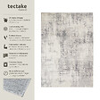 tectake - Tapis design vintage à poils courts motif abstrait délavé 240x340cm - vignette
