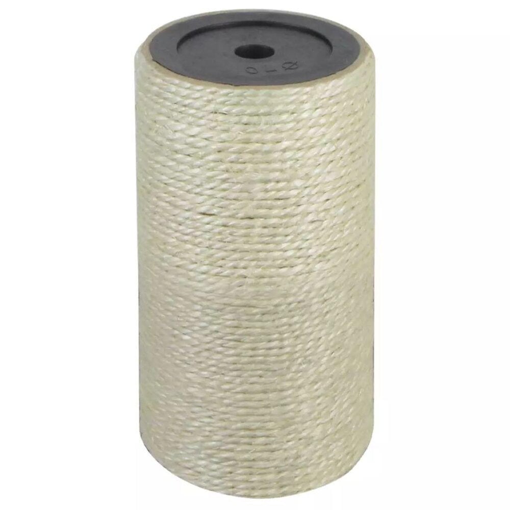 HELLOSHOP26 Arbre &Agrave; Chat Griffoir Grattoir Niche Jouet Animaux Peluch&eacute; 8 X 15 Cm 10 Mm Beige  3702028