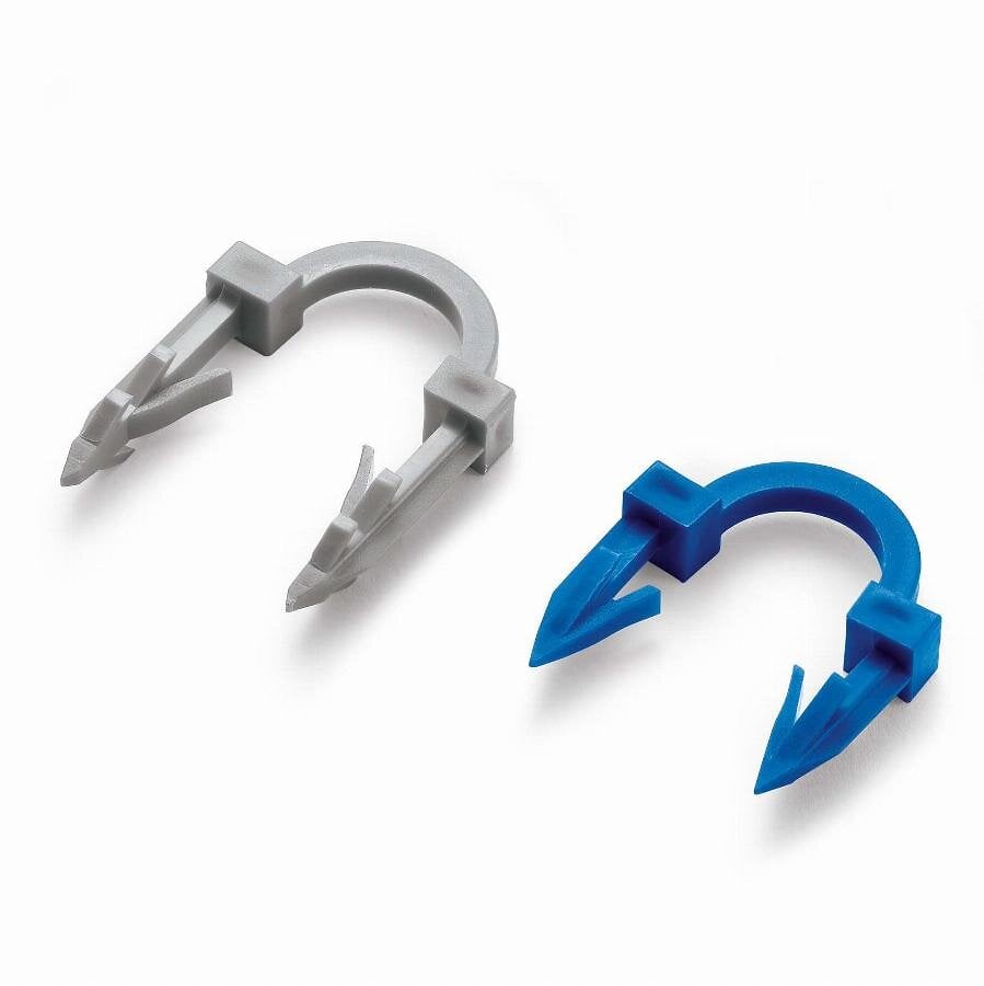 Agrafe+de+fixation+REHAU+courte+bleu+-+41+mm+-+13406021001