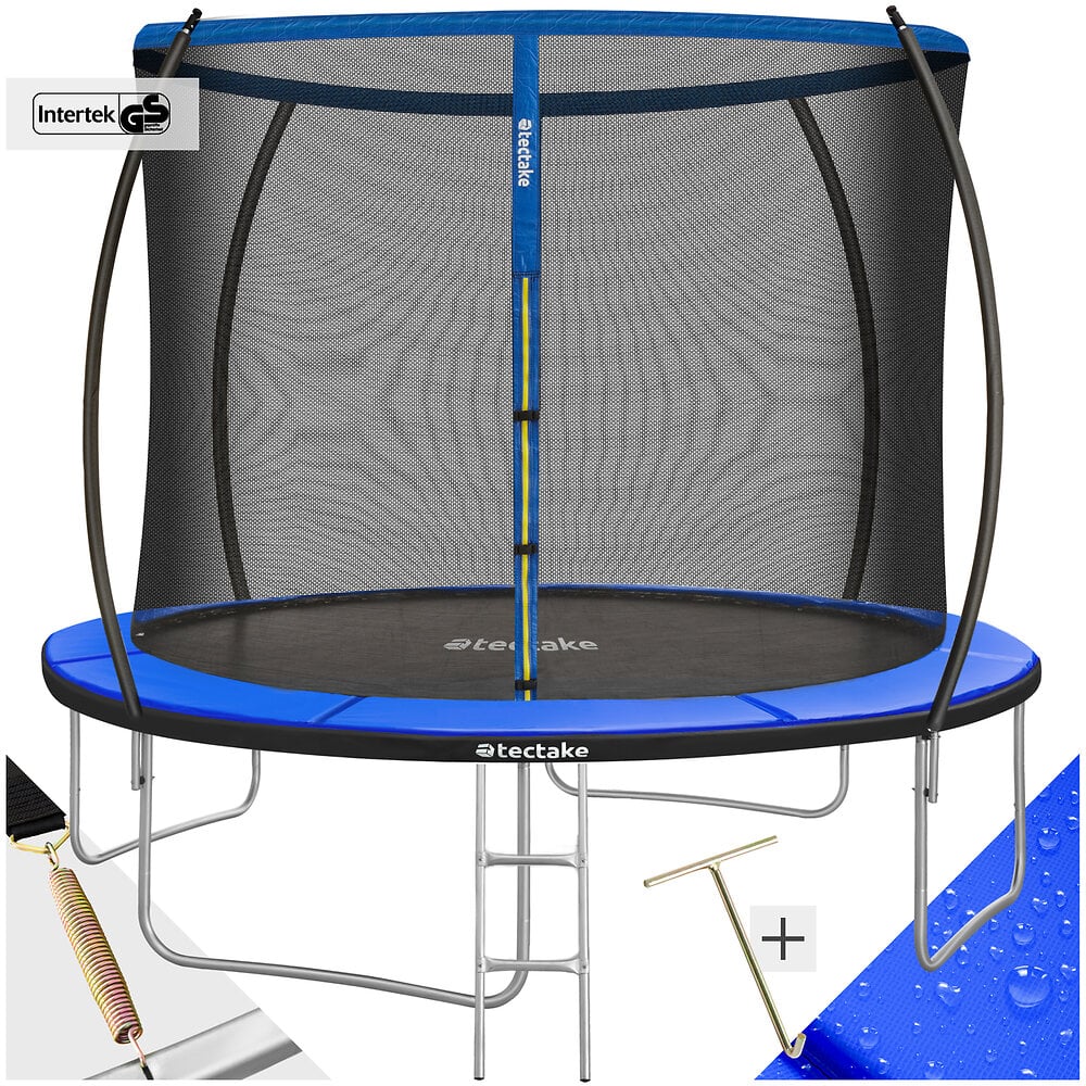 Trampoline+avec+filet+de+securite+et+echelle+d%27acces+305cm+de+diametre