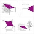 VIDAXL - vidaXL Voile de parasol Tissu Oxford rectangulaire 4x6 m crème - vignette