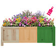 tectake - Carré potager Pliable  marron - vignette