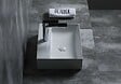 POALGI - Lavabo à poser K45 céramique 45,5x12,5x35,5 cm blanc - vignette